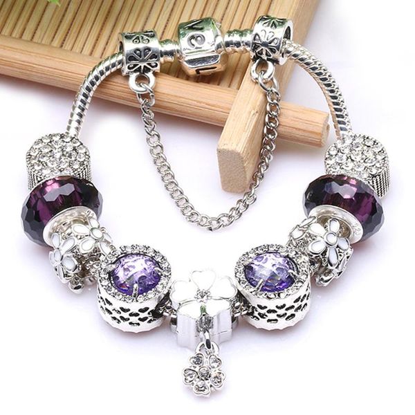 silver plated crystal beads charm bracelets with flower pendant brand bangle for women lover diy jewelry special offer, Golden;silver
silver plated crystal beads charm bracelets with flower pendant brand bangle for women lover diy jewelry special offer, Golden;silver