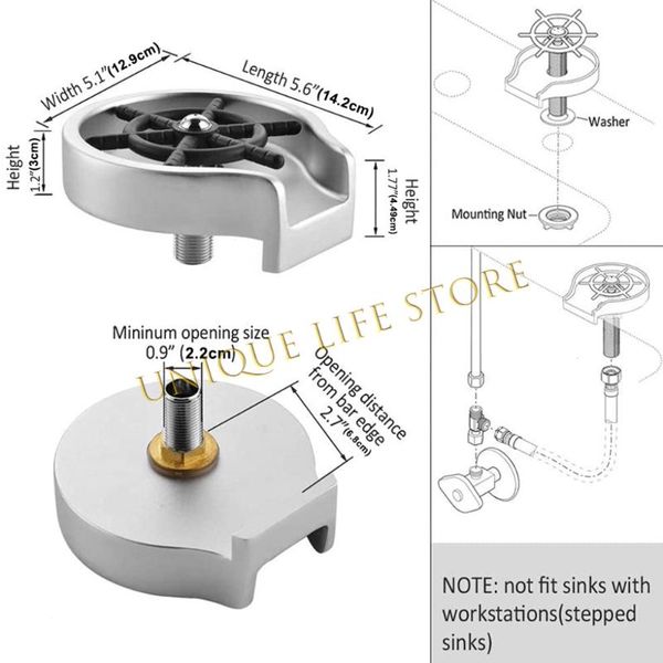 kitchen faucets sink automatic cup washer faucet glass rinser bar coffee shop milk tea ktv pitcher wash tools
kitchen faucets sink automatic cup washer faucet glass rinser bar coffee shop milk tea ktv pitcher wash tools