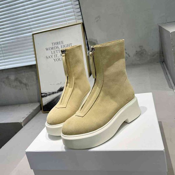 winter classic platform martin boots fashion front zipper designer ankle booties women genuine leather motorcycle boot, Black
winter classic platform martin boots fashion front zipper designer ankle booties women genuine leather motorcycle boot, Black