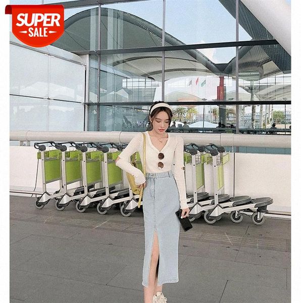 high waist split denim skirt, half-length female fashion show thin temperament, hip long tide can be issued on behalf of #ei3a, Black;gray
high waist split denim skirt, half-length female fashion show thin temperament, hip long tide can be issued on behalf of #ei3a, Black;gray