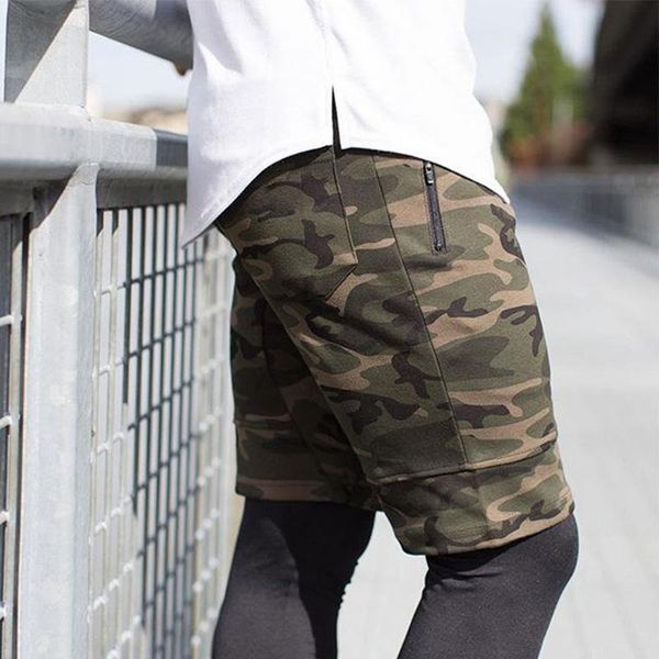 running shorts muscle fitness men summer sports camouflage outdoor training pants, Black;blue
running shorts muscle fitness men summer sports camouflage outdoor training pants, Black;blue