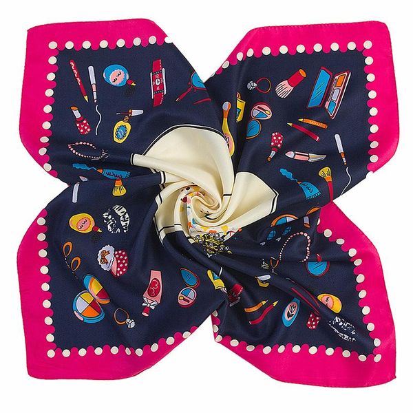 scarves 60cm square scarf silk love lipstick printing handkerchief head female fashion hair band beach shawl ml12, Blue;gray
scarves 60cm square scarf silk love lipstick printing handkerchief head female fashion hair band beach shawl ml12, Blue;gray