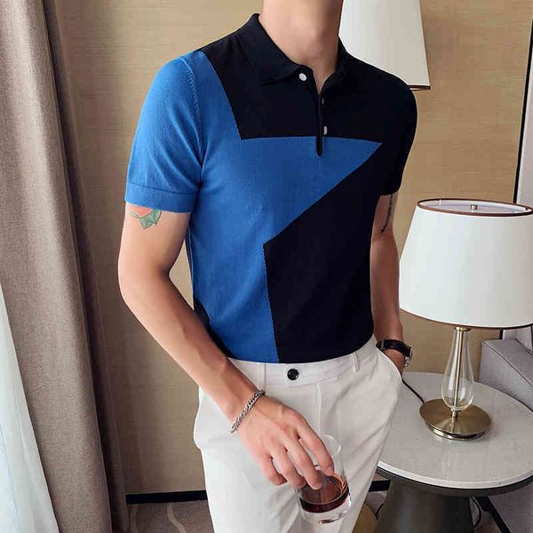 men's polos summer casual business formal slim fit shirt short sleeve polo homme streetwear knitting men clothes 1px0, White;black
men's polos summer casual business formal slim fit shirt short sleeve polo homme streetwear knitting men clothes 1px0, White;black