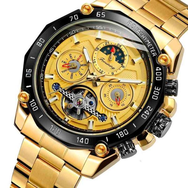 horloge forsining luxe heren sport automatische maanfase waterdicht rvs hand mannen, Slivery;brown
horloge forsining luxe heren sport automatische maanfase waterdicht rvs hand mannen, Slivery;brown