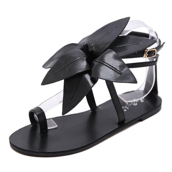 summer women's shoes flat high heels big flower leather women sandals fashion simple beach comfortable, Black
summer women's shoes flat high heels big flower leather women sandals fashion simple beach comfortable, Black