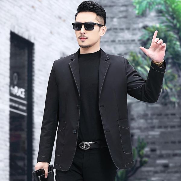 men's suits & blazers 2021 fall products casual suit korean slim pure color jumper trendy small jacket, White;black
men's suits & blazers 2021 fall products casual suit korean slim pure color jumper trendy small jacket, White;black