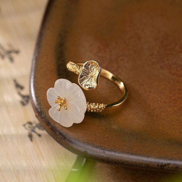cluster rings miqiao butterfly lotus flower golden for women 2021 naw 925 sterling silver with stone natural jade gift female on finger, Golden;silver
cluster rings miqiao butterfly lotus flower golden for women 2021 naw 925 sterling silver with stone natural jade gift female on finger, Golden;silver