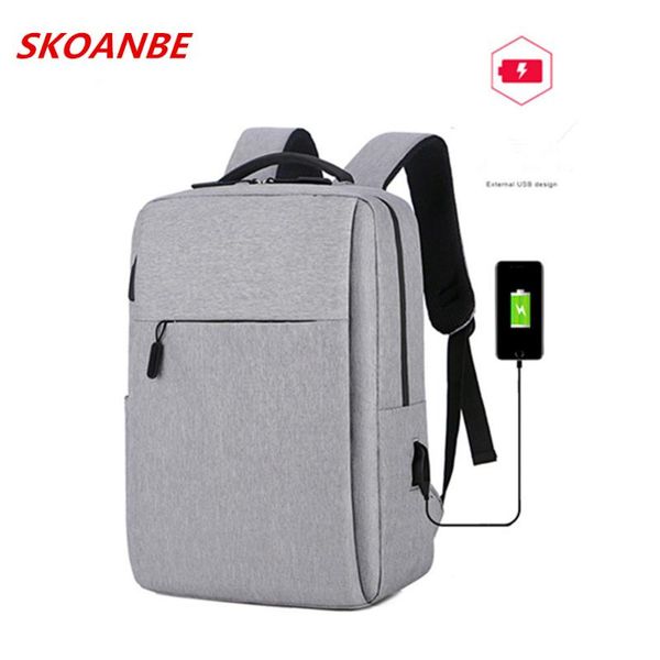 backpack skoanbe men's leisure outdoor usb charge charging sports business computer bag travel external
backpack skoanbe men's leisure outdoor usb charge charging sports business computer bag travel external