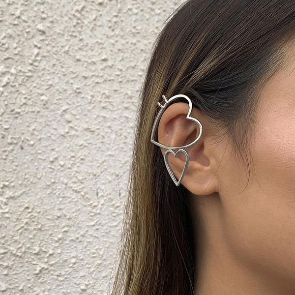 stud 2021 woman's earrings retro heart-shaped geometric ear clips simple fashion girl birthday party jewelry gift, Golden;silver
stud 2021 woman's earrings retro heart-shaped geometric ear clips simple fashion girl birthday party jewelry gift, Golden;silver