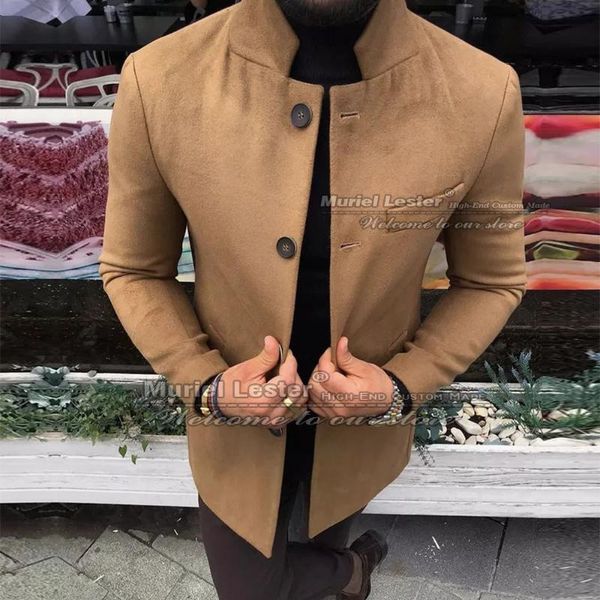 men's suits & blazers winter brown suit jackets tweed wool blends thick single breasted overcaot standards neck wedding tuxedo chinese, White;black
men's suits & blazers winter brown suit jackets tweed wool blends thick single breasted overcaot standards neck wedding tuxedo chinese, White;black