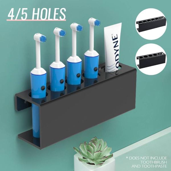 toothbrush holders 4/5 holes holder toothpaste hooks tooth brush wall mounted stand rack cap bathroom storage
toothbrush holders 4/5 holes holder toothpaste hooks tooth brush wall mounted stand rack cap bathroom storage