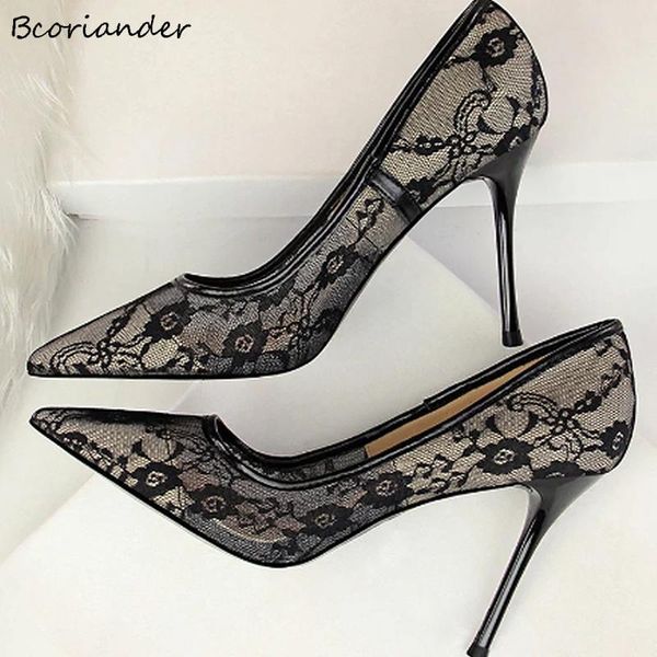 dress shoes women sandals 2021 elegant high heels pumps transparent flower lace wedding pointed toe party, Black
dress shoes women sandals 2021 elegant high heels pumps transparent flower lace wedding pointed toe party, Black