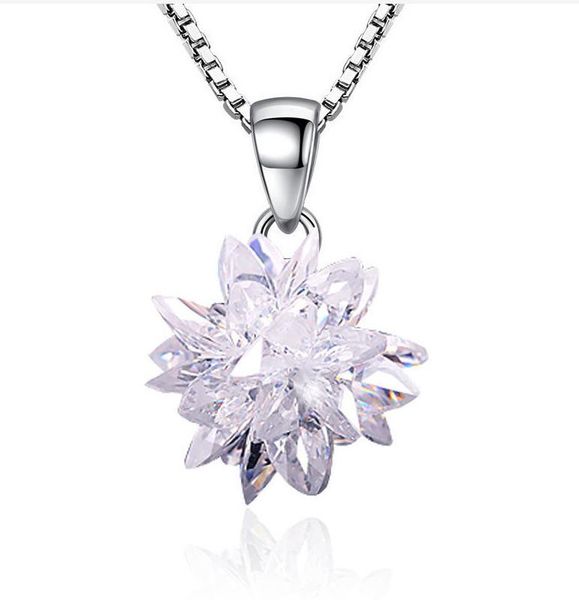high end handmade flower pendant necklace excellent sparkling irregular crystal female choker collar for women necklaces, Silver
high end handmade flower pendant necklace excellent sparkling irregular crystal female choker collar for women necklaces, Silver