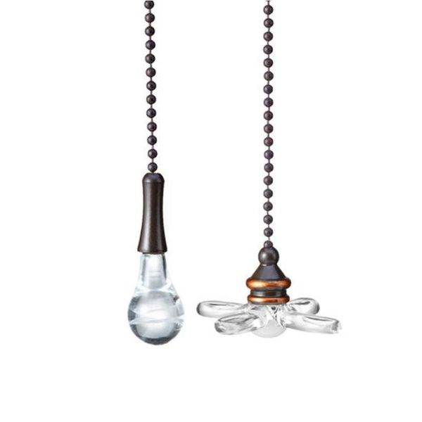 chandelier crystal ceiling fan pull chain set metal and glass bulb design pendant with 6 inches 3 mm diameter copper beaded ball extension
chandelier crystal ceiling fan pull chain set metal and glass bulb design pendant with 6 inches 3 mm diameter copper beaded ball extension