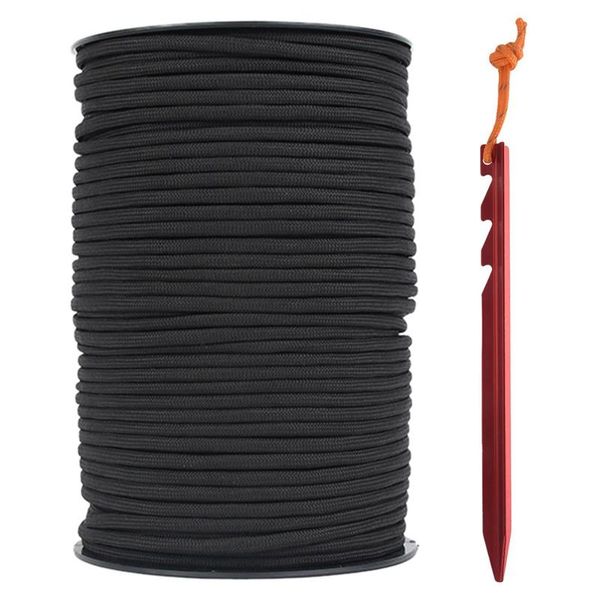 cords, slings and webbing 1x 100m 4mm 9 stand cores for survival parachute cord & 10pcs aluminum alloy tent pegs nails with rope
cords, slings and webbing 1x 100m 4mm 9 stand cores for survival parachute cord & 10pcs aluminum alloy tent pegs nails with rope