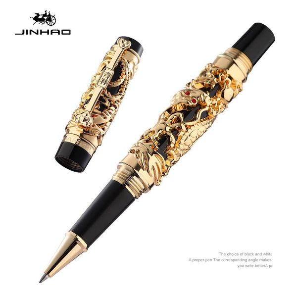 ballpoint pens luxury jinhao dragon and phoenix pen 0.7mm nib heavy rollerball office supplies gift, Blue;orange
ballpoint pens luxury jinhao dragon and phoenix pen 0.7mm nib heavy rollerball office supplies gift, Blue;orange