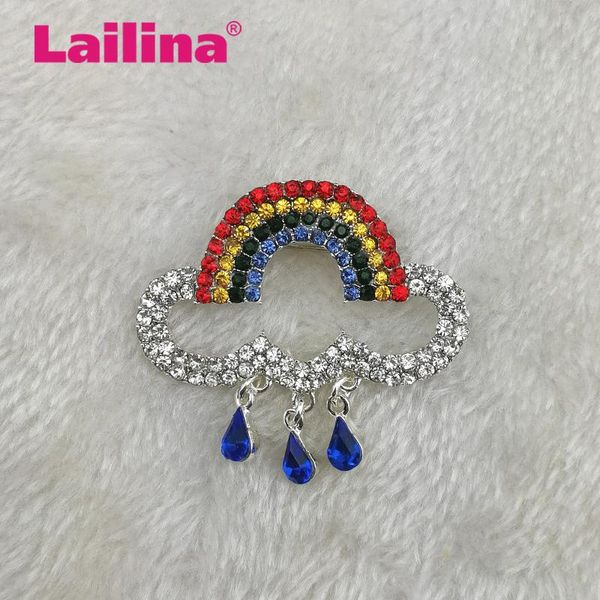 pins, brooches fashion colorful rhinestones beautiful rainbow brooch pin with teardrops in zinc alloy jewelry for decorative, Gray
pins, brooches fashion colorful rhinestones beautiful rainbow brooch pin with teardrops in zinc alloy jewelry for decorative, Gray