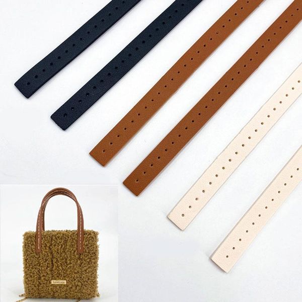 1pair pu leather bag belt sewing style detachable handle wristband diy replacement handbag strap woven accessories parts &, Black
1pair pu leather bag belt sewing style detachable handle wristband diy replacement handbag strap woven accessories parts &, Black