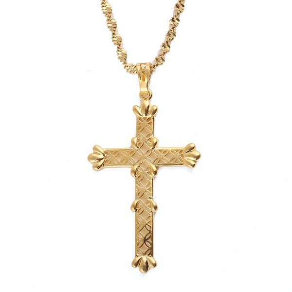 new god saint jesus christ cross pendant necklaces chain jewelry gift 24k gold color catholic necklace, Silver
new god saint jesus christ cross pendant necklaces chain jewelry gift 24k gold color catholic necklace, Silver