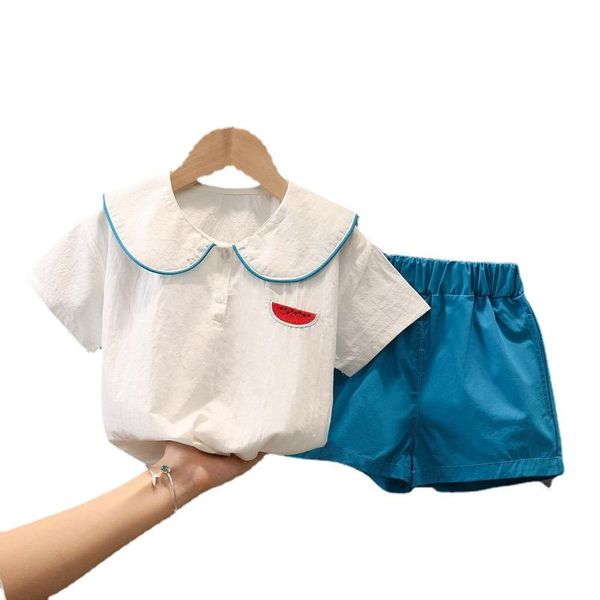 clothing sets 2021 summer girls set lapel fruit lovely embroidery sisters two picec e0 kids outfits boutique wholesale suits, White
clothing sets 2021 summer girls set lapel fruit lovely embroidery sisters two picec e0 kids outfits boutique wholesale suits, White