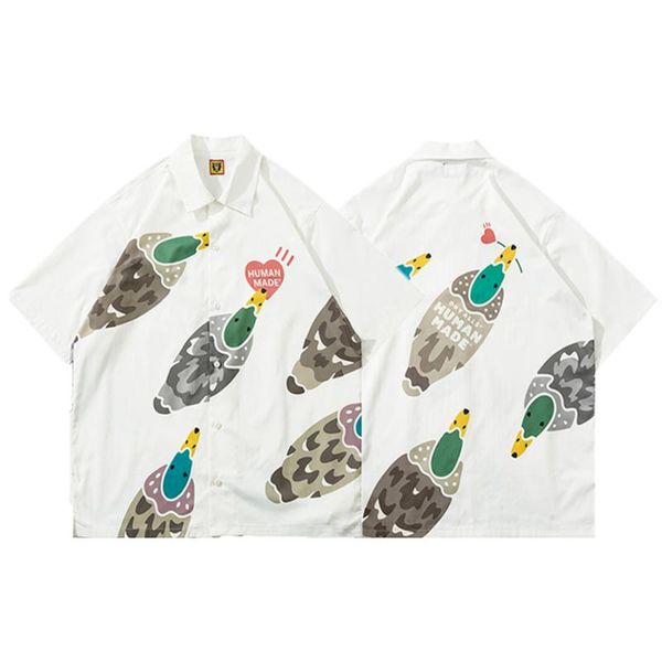 men's casual shirts duck print human made shirt men women 1:1 high-quality streetwear tees summer clothing 2021, White;black
men's casual shirts duck print human made shirt men women 1:1 high-quality streetwear tees summer clothing 2021, White;black