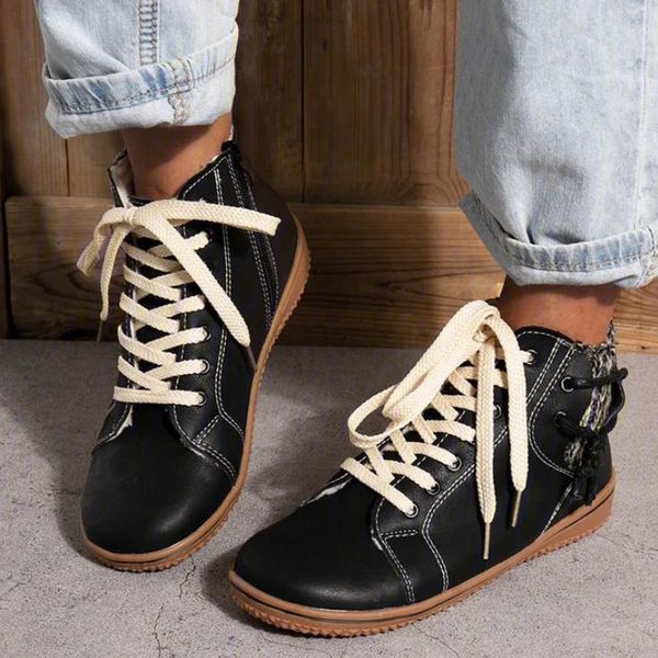 boots 2021 spring ladies ankle retro casual comfortable soft flocking large size flat shoes snow, Black
boots 2021 spring ladies ankle retro casual comfortable soft flocking large size flat shoes snow, Black