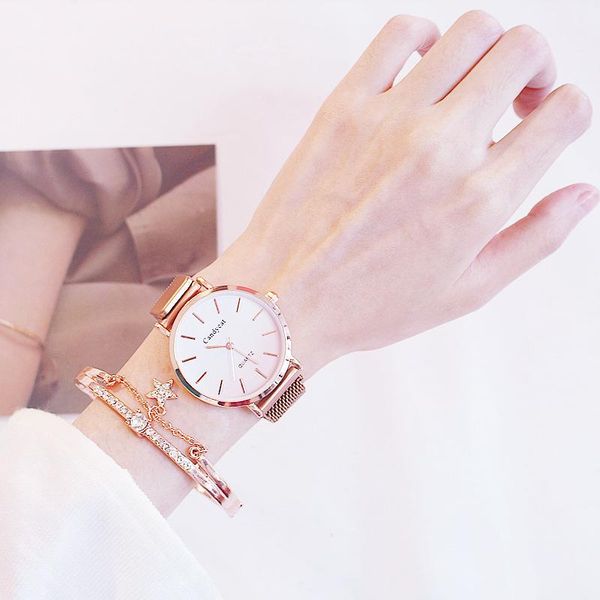wristwatches 2021 fashion women watch wild milan magnet buckle luxury ladies creative dial quartz movement, Slivery;brown
wristwatches 2021 fashion women watch wild milan magnet buckle luxury ladies creative dial quartz movement, Slivery;brown
