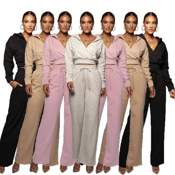 women's two piece pants 2021 solid color v-neck double-layer hooded casual suit long-sleeved sweater trousers 2-piece set, White
women's two piece pants 2021 solid color v-neck double-layer hooded casual suit long-sleeved sweater trousers 2-piece set, White