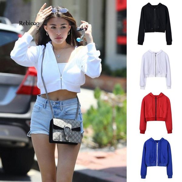 women's hoodies & sweatshirts sale ins autumn winter long sleeve short zipper jacket women crop hoodie outerwear womens, Black
women's hoodies & sweatshirts sale ins autumn winter long sleeve short zipper jacket women crop hoodie outerwear womens, Black