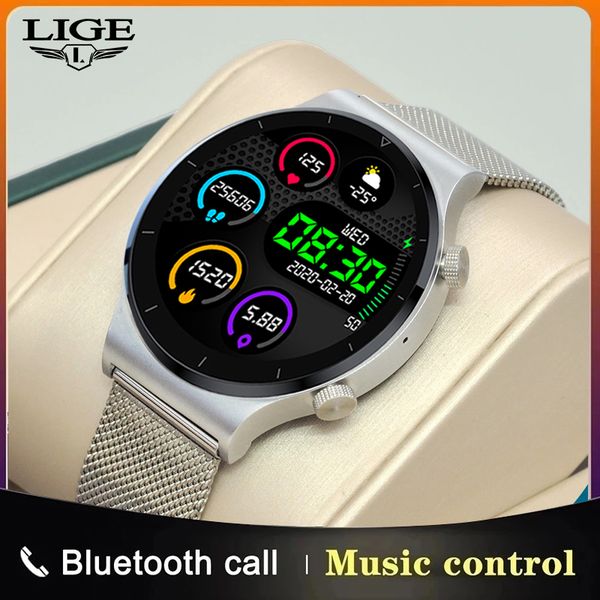 lige 2021 new smart watch men full touch screen sports fitness watch ip68 waterproof bluetooth for android ios smartwatch mensg, Slivery;brown
lige 2021 new smart watch men full touch screen sports fitness watch ip68 waterproof bluetooth for android ios smartwatch mensg, Slivery;brown