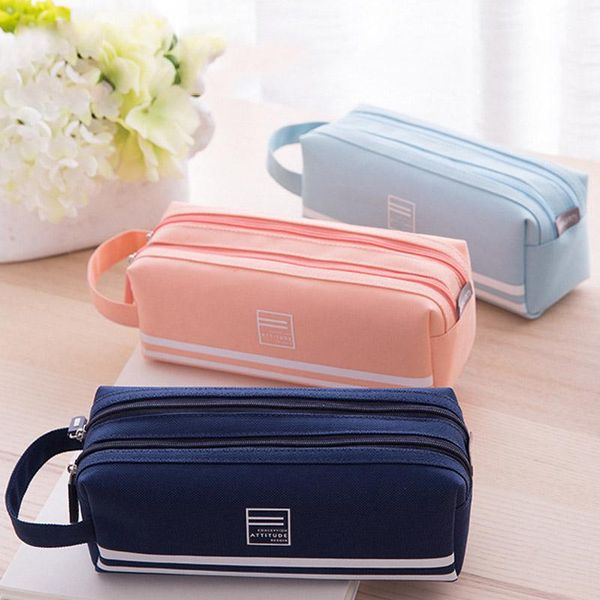 pencil bags 1pc cute portable bag kawaii simple case large capacity pen boxs for kids gifts school office supplies stationery
pencil bags 1pc cute portable bag kawaii simple case large capacity pen boxs for kids gifts school office supplies stationery