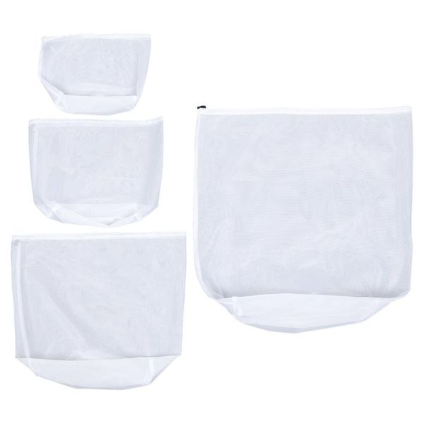 laundry bags 4pcs drawstring mesh washing storage for machine 
laundry bags 4pcs drawstring mesh washing storage for machine