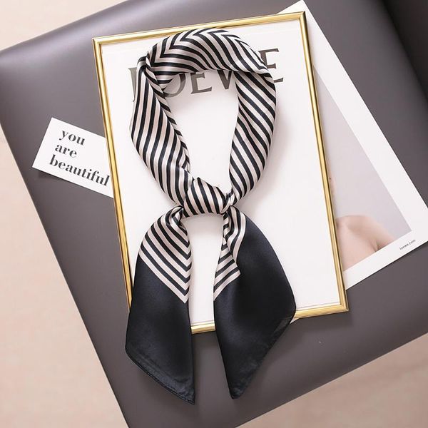 scarves 2021nordic style simple temperament small scarf spring and autumn korean ins silk professional, Blue;gray
scarves 2021nordic style simple temperament small scarf spring and autumn korean ins silk professional, Blue;gray
