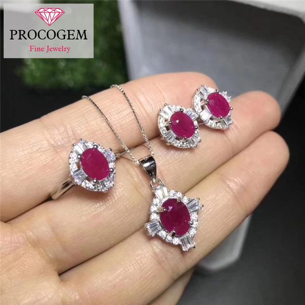 bracelet, earrings & necklace classic natural ruby jewelry sets for women 4.7ct 100% genuine gemstones wedding fine 925 sterling silver #306, Black
bracelet, earrings & necklace classic natural ruby jewelry sets for women 4.7ct 100% genuine gemstones wedding fine 925 sterling silver #306, Black