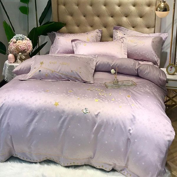 noble 60 long-staple cotton four-piece ice silk duvet cover ab satin summer washed silky nude bed sheet bedding sets
noble 60 long-staple cotton four-piece ice silk duvet cover ab satin summer washed silky nude bed sheet bedding sets