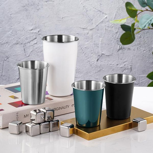 thickened 304 stainless steel water cup household cold drink juice outdoor portable car beer mug mugs
thickened 304 stainless steel water cup household cold drink juice outdoor portable car beer mug mugs