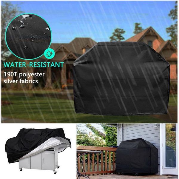 tools & accessories bbq grill cover black outdoor waterproof barbeque anti-dust protector for gas charcoal electric barbecue
tools & accessories bbq grill cover black outdoor waterproof barbeque anti-dust protector for gas charcoal electric barbecue