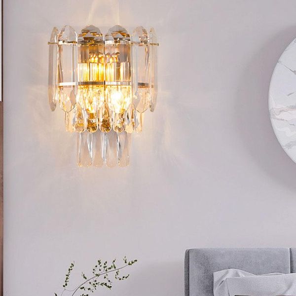 wall lamp light luxury crystal living room background aisle simple bedroom bedside creative
wall lamp light luxury crystal living room background aisle simple bedroom bedside creative