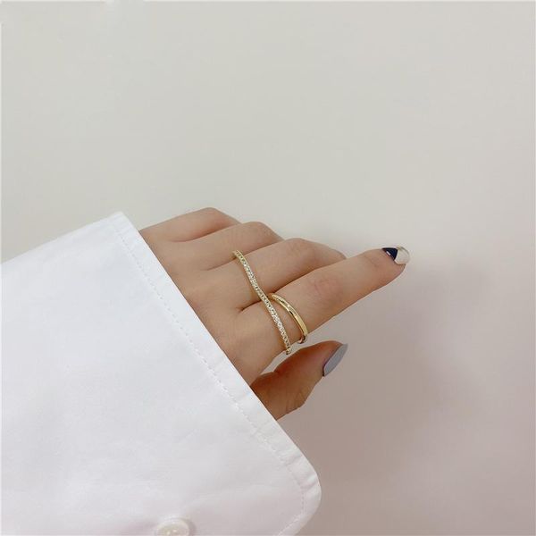 cluster rings retro trendy heart rhinestones double layer two finger gold color metal minimalist for women girls jewelry gifts, Golden;silver
cluster rings retro trendy heart rhinestones double layer two finger gold color metal minimalist for women girls jewelry gifts, Golden;silver