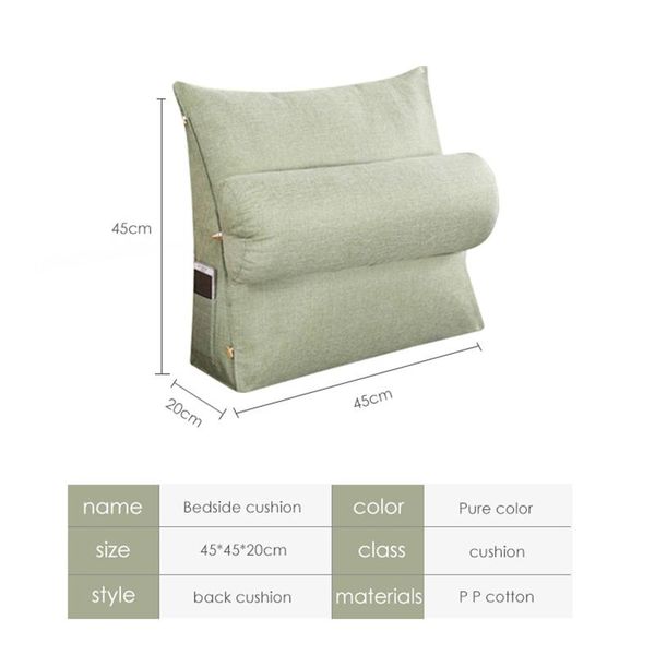 stereo couch bed triangular backrest pillow waist cushion washable cotton linen sofa rest household bedroom bedding accessories
stereo couch bed triangular backrest pillow waist cushion washable cotton linen sofa rest household bedroom bedding accessories