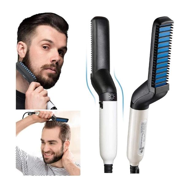 electric hair brushes comb brush beard straightener multifunctional quick men's straightening iron heated show cap styler
electric hair brushes comb brush beard straightener multifunctional quick men's straightening iron heated show cap styler