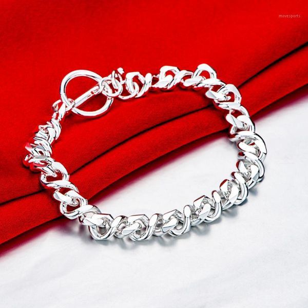 link, chain to clasp 10mm thick link cub chains bracelet for men's jewelry 925 silver women bangles fashion1, Black
link, chain to clasp 10mm thick link cub chains bracelet for men's jewelry 925 silver women bangles fashion1, Black