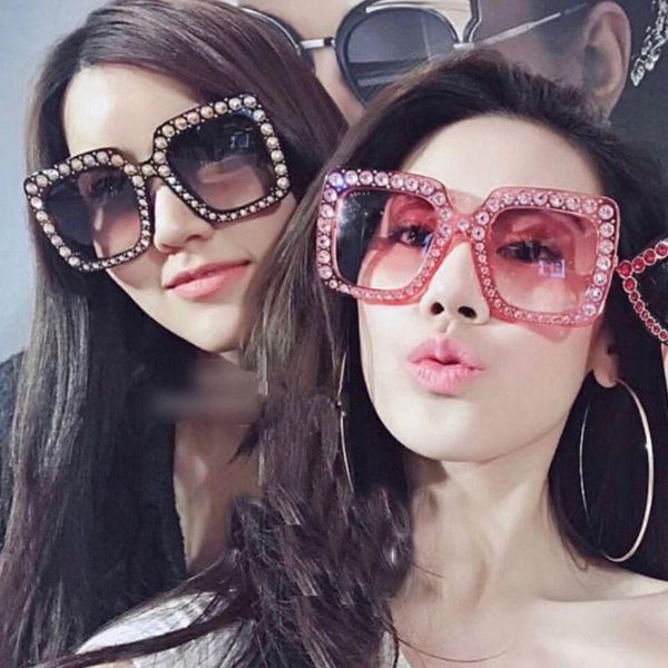 oversized diamond women sunglasses fashion square big frame vintage retro glasses female oculos feminino, White;black
oversized diamond women sunglasses fashion square big frame vintage retro glasses female oculos feminino, White;black