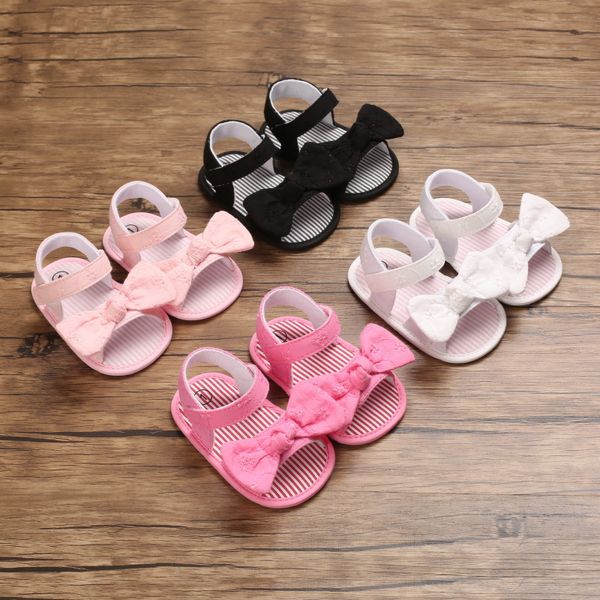baby sandals girls summer solid stripe bow knot flat with 0-18 monthes children cute lovely bowknot princess shoes, Black;red
baby sandals girls summer solid stripe bow knot flat with 0-18 monthes children cute lovely bowknot princess shoes, Black;red