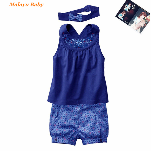 clothing sets malayu baby summer girl clothes set infant cotton flower embroidery sleeveless vest + floral shorts headband 3 pcs 0-24, White
clothing sets malayu baby summer girl clothes set infant cotton flower embroidery sleeveless vest + floral shorts headband 3 pcs 0-24, White