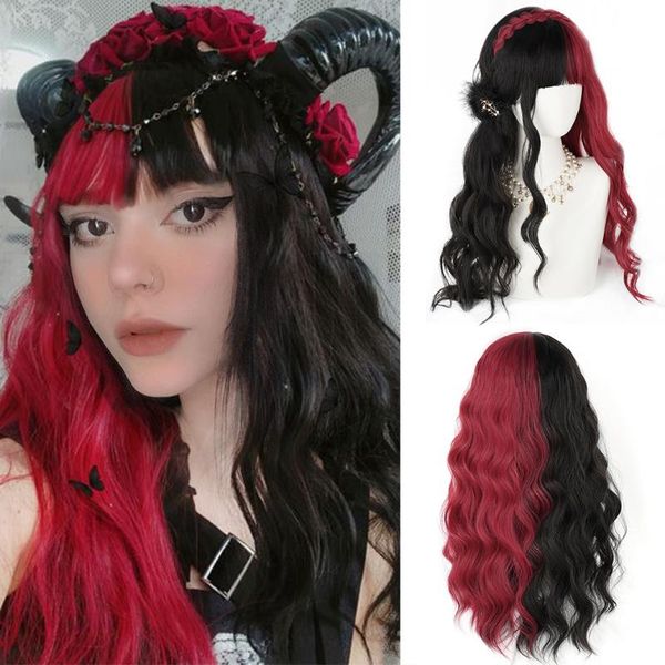 synthetic wigs houyan wig female high temperature silk long curly hair wavy cartoon bangs black/brown/linen gray cosplay lolita
synthetic wigs houyan wig female high temperature silk long curly hair wavy cartoon bangs black/brown/linen gray cosplay lolita