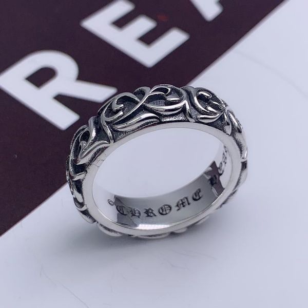 factory outlet luxury party favor chrome/hearts rings 925 sterling silver ch crosin cross eternal rattan ring male personality thai silver f
factory outlet luxury party favor chrome/hearts rings 925 sterling silver ch crosin cross eternal rattan ring male personality thai silver f