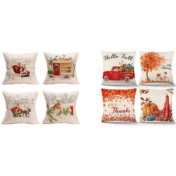 pillow case xd-2 pcs throw covers cushion with zipper xmas holiday decor,merry christmas elk and santa claus & pumpkin
pillow case xd-2 pcs throw covers cushion with zipper xmas holiday decor,merry christmas elk and santa claus & pumpkin