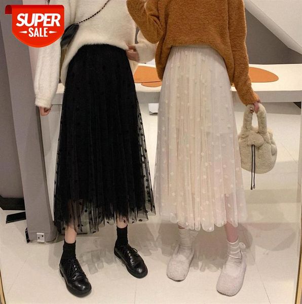 korean version of the skirt women's day matching sweater high waist slimming fairy mid-length net #qs2c, Black;gray
korean version of the skirt women's day matching sweater high waist slimming fairy mid-length net #qs2c, Black;gray