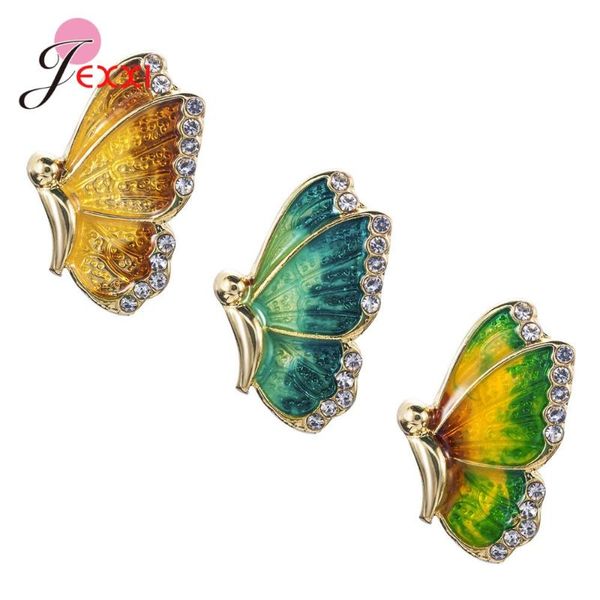 amazing discount genuine 925 sterling silver stud earrings for women butterfly shape sparkling korean style bridal, Golden;silver
amazing discount genuine 925 sterling silver stud earrings for women butterfly shape sparkling korean style bridal, Golden;silver